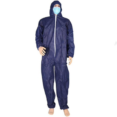 Защитный медицинский не сплетенный устранимый Coverall с тумаками клобука эластичными