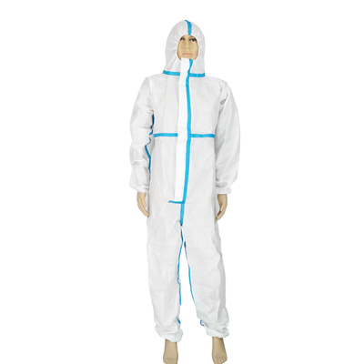 Coverall PP защитный медицинский, устранимый с капюшоном Coverall для лаборатории