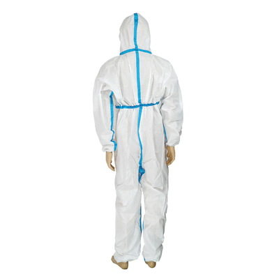 Coverall PP защитный медицинский, устранимый с капюшоном Coverall для лаборатории