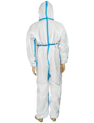 Тип 4 белого устранимого защитного Coverall OEM водостойкий 5 6